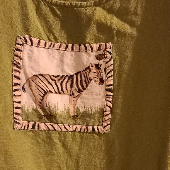 Vintage Linen blend tank and capri set - Picture 3 of 7